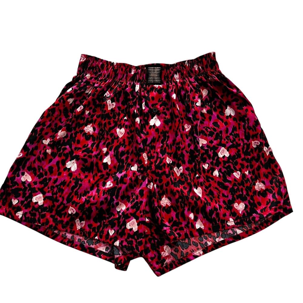 Savage by Fenty Animal Print Satin Shorts Women Sleepwear Size XS | 47-1